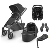 Uppababy Vista V2 Jake Travel System With Maxi Cosi Cabriofix i-size & Cabriofix i-size Base