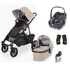 Uppababy Vista V2 Liam Travel System With Maxi Cosi Pebble 360 & Familyfix 360 Base