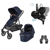 Uppababy Vista V2 Noa Travel System With Maxi Cosi Pebble 360 PRO & Familyfix 360 PRO Base