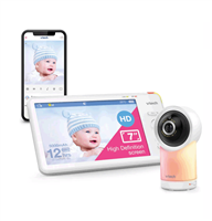VTech 7" Smart Wi-Fi 1080p Pan & Tilt Baby Monitor RM7766HD