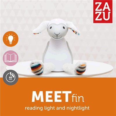 ZAZU | Soft Toy Nightlight - Fin
