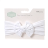 Ziggle White Top Bow Turban Headband