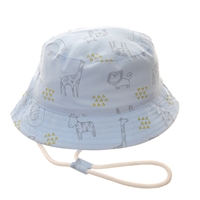 Ziggle Safari Blue Sun Hat 0-12months