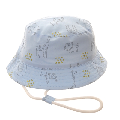 Ziggle Safari Blue Sun Hat 0-12months