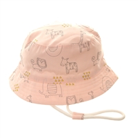 Ziggle Safari Pink Sun Hat 1-3years