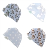 Ziggle Bandana Dribble Bibs Cuddly Blues