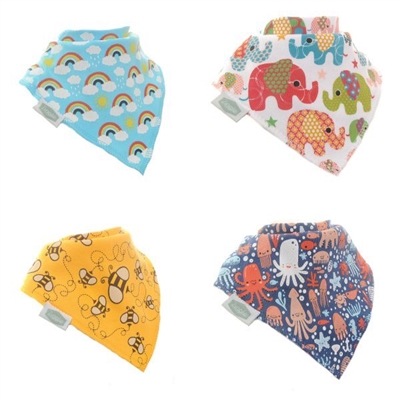 Ziggle Bandana Dribble Bibs Fun Patterns