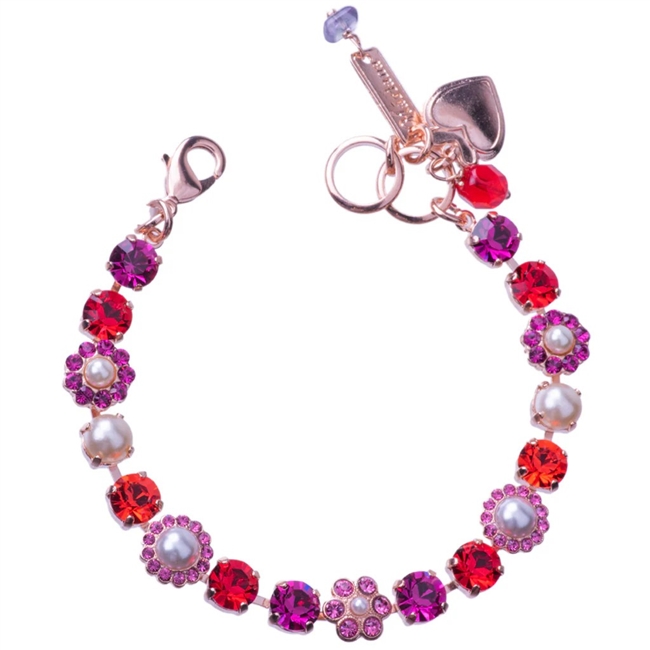 Mariana Rhodium Roxanne Medium Blossom Bracelet