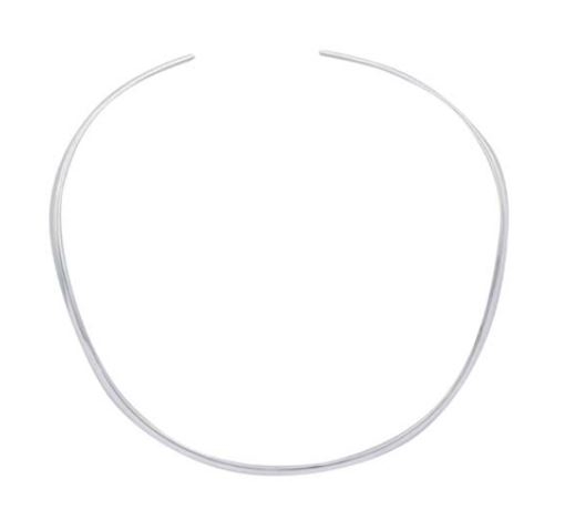 Charles Albert Silver Plated Round Neck Wire