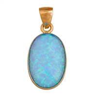 Charles Albert Alchemi Synthetic Opal Pendant Blue