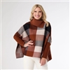 Colorblock Poncho