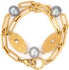 French Kande Gold Versailles Chain Cuvee Pendant or Wrap Bracelet