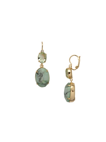 Sorrelli Sage Green Sidra Double Dangle Earrings