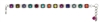 Firefly Rainbow Thin Bracelet MultiColor