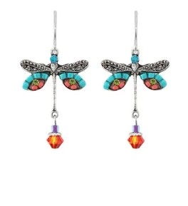 Firefly Dragonfly Earring Multi Color
