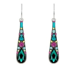 Firefly Gazelle Medium Drop Earring-Emerald