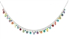 Firefly Full Delicate Necklace Multi Color
