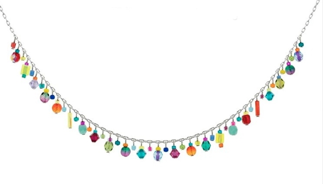 Firefly Full Delicate Necklace Multi Color