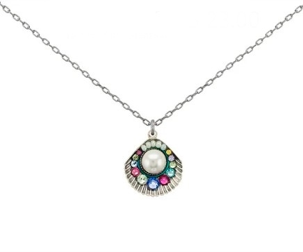 Firefly Beach Pearl Large Shell Pendant - Soft