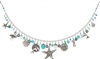 Firefly Charmed Ocean Full Necklace Aqua