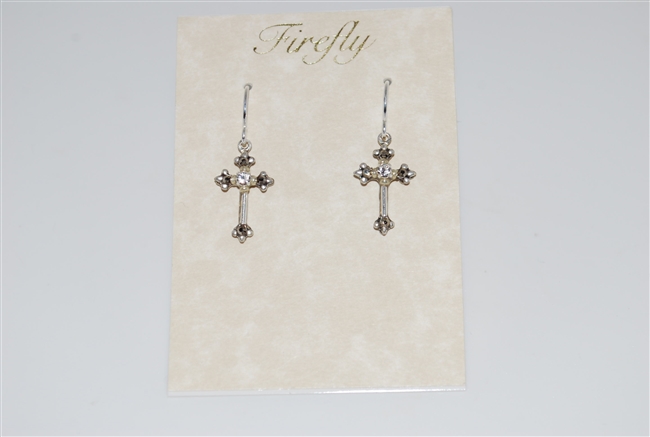 Firefly Cross Earrings