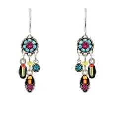 Firefly Delicate Mosiac Earring - Multicolor