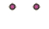 Firefly Bubbly Stud Post Earring - Fushia