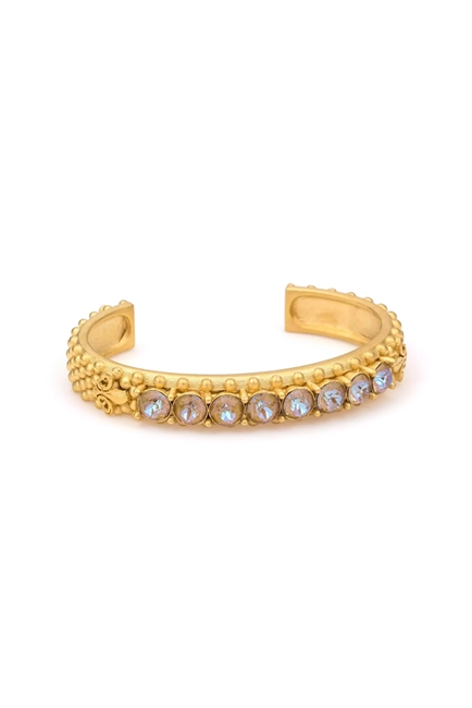 French Kande Gold Cuff Bracelet Ochre Delight