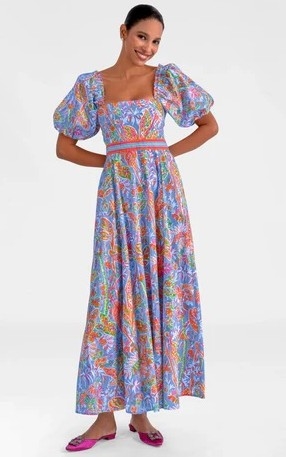 Gretchen Scott Promenade Dress - Vintage Vines Peri
