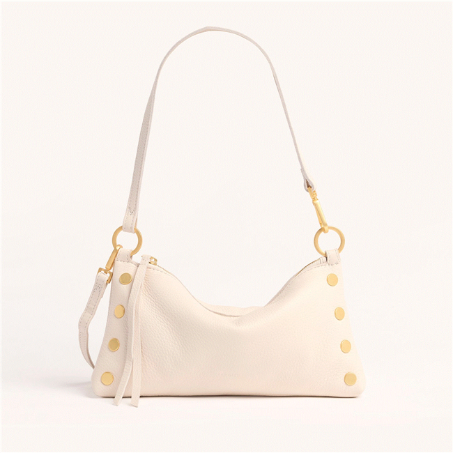 Hammitt Calla Lily White/Brushed Gold Kyle Handbag