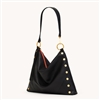 Hammitt Black Bright Gold with Red Zipper Kyle Large
