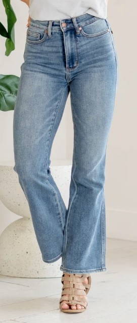 Judy Blues Tummy Control Top Boot Cut Regular