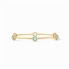 Julie Vos Milano Bangle Bahamian Blue Medium