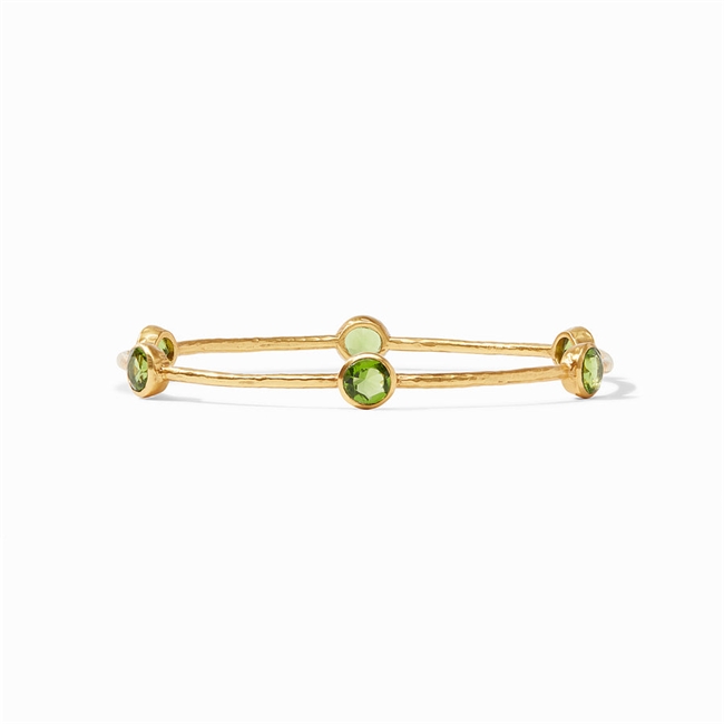 Julie Vos Milano Bangle Jade Green Medium