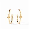 Julie Vos Gold Bee Hoop Large