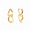 Julie Vos Gold Dolce 2-in-1 Earring