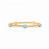 Julie Vos Nassau Stone Bangle Capri Blue