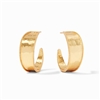 Julie Vos Gold Savoy Hoop Medium