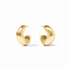 Julie Vos Gold Wave Hoop Small