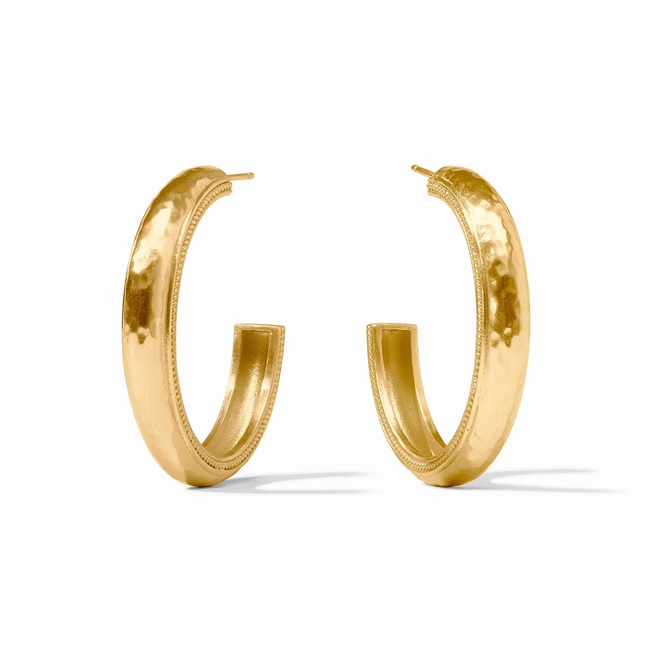 Julie Vos Gold Cannes Hoop Large Gold