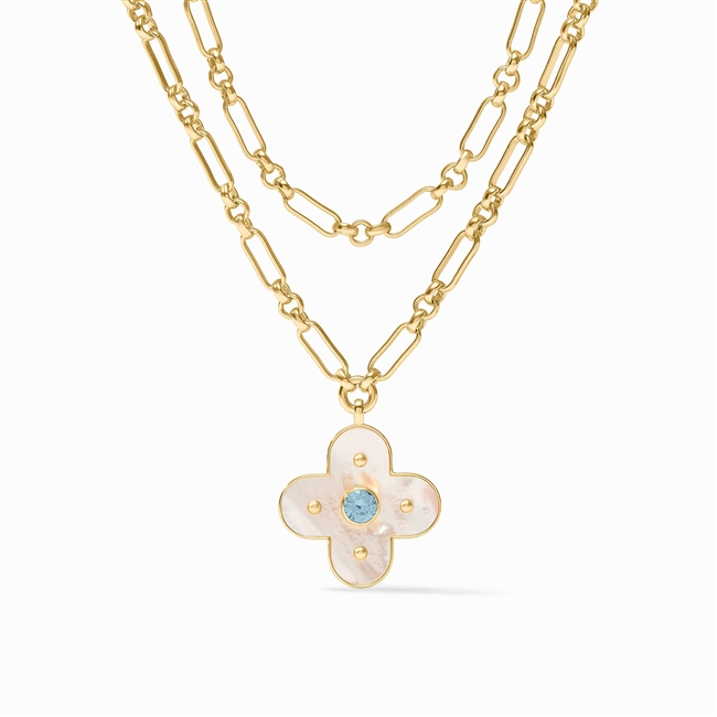 Julie Vos Gold Colette Statement Necklace