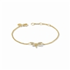 Julie Vos Gold Dragonfly PavÃ© Delicate Bracelet