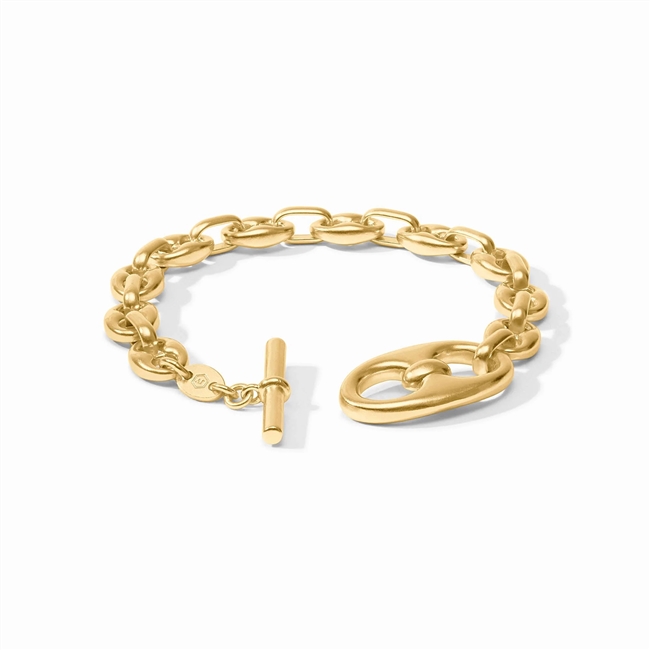 Julie Vos Gold Laguna Demi Link Bracelet