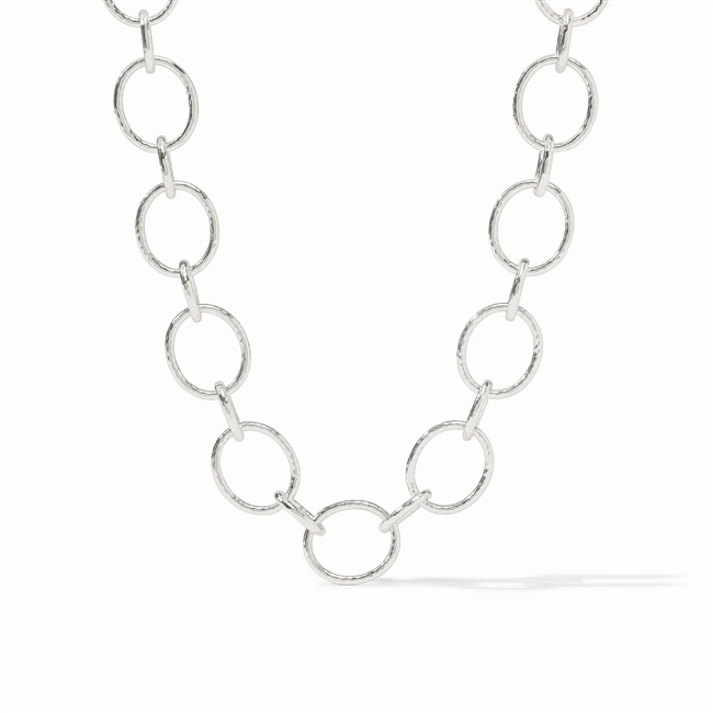 Julie Vos Silver Catalina Light Link Necklace
