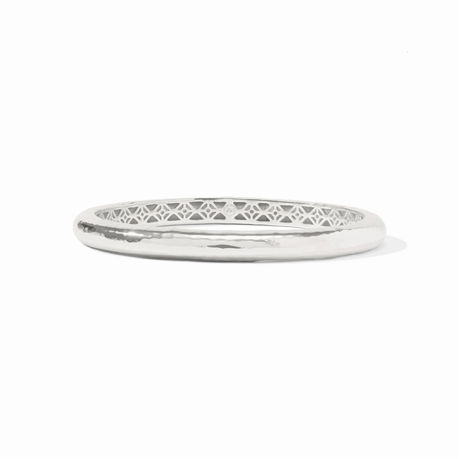 Julie Vos Silver Havana Bangle Silver Large