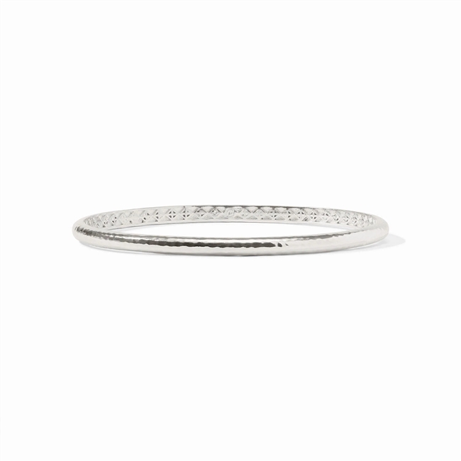 Julie Vos Silver Havana Demi Bangle Silver Medium