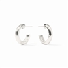 Julie Vos Silver Havana Hoop Small