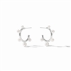 Julie Vos Silver Pearl Hydra Stone Hoop Small