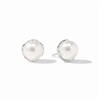 Julie Vos Silver Pearl Penelope Studs Large
