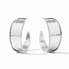 Julie Vos Silver Savoy Hoop Medium